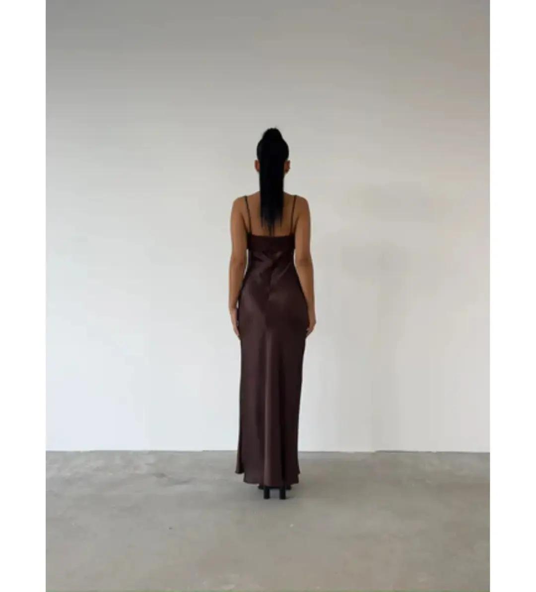 Bec & Bridge Julieta Maxi Dress In Chocolate Brown Size 10 for rent on The Volte - main image