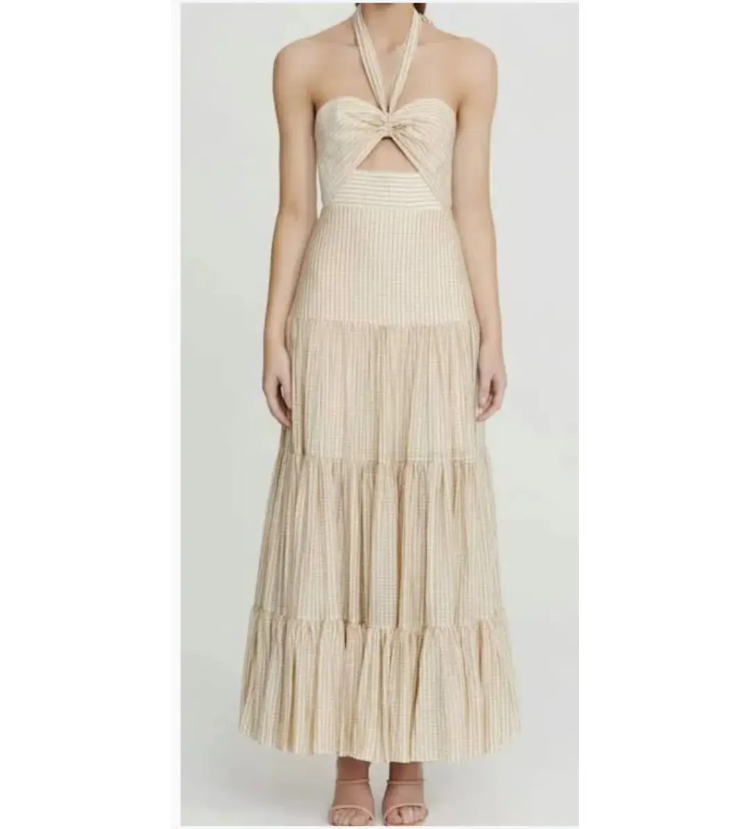 Significant Other Tuscany Maxi Dress Cream Size 10 for rent on The Volte - main image