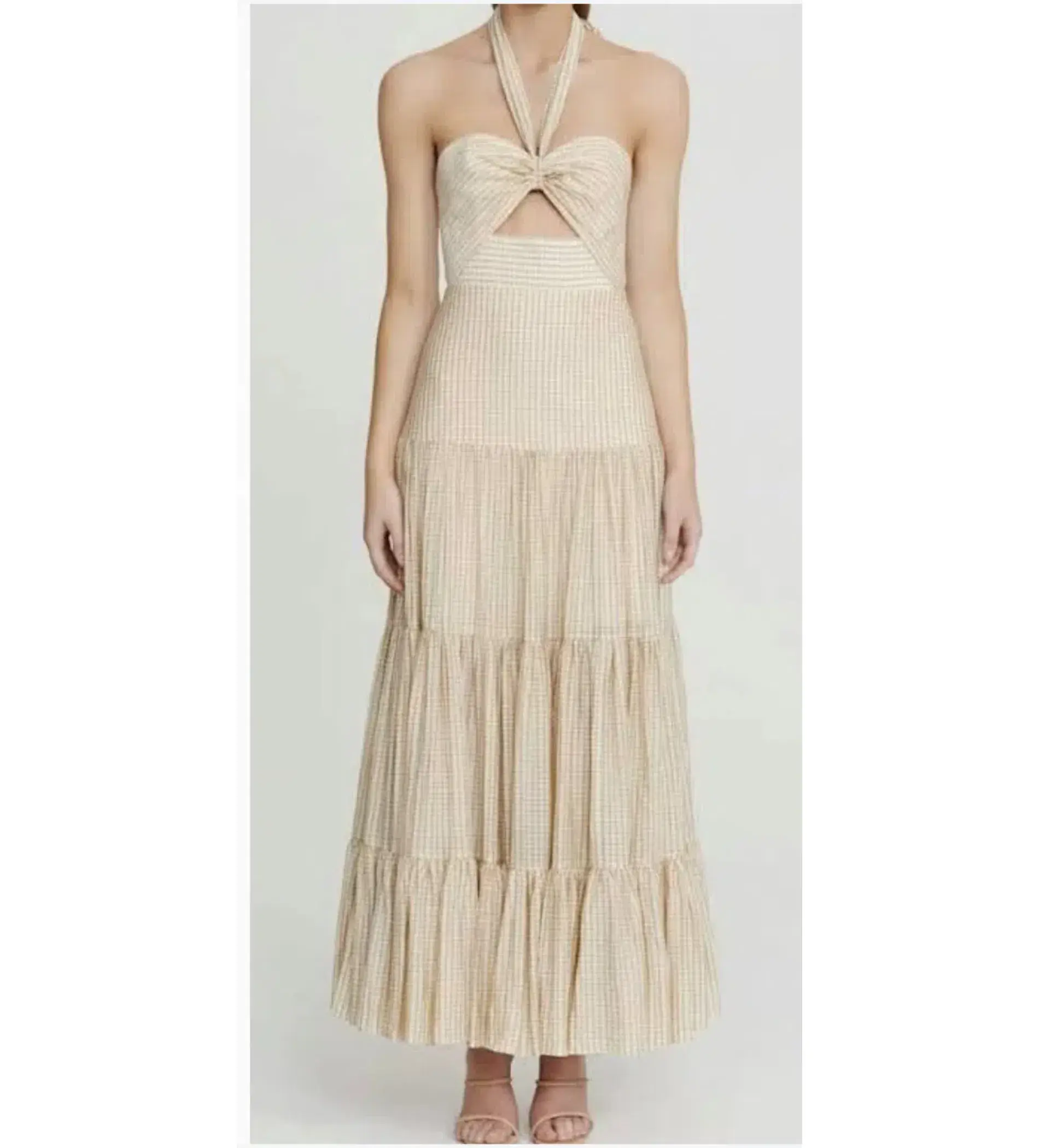Significant Other Tuscany Maxi Dress Cream Size 10 - Image 2