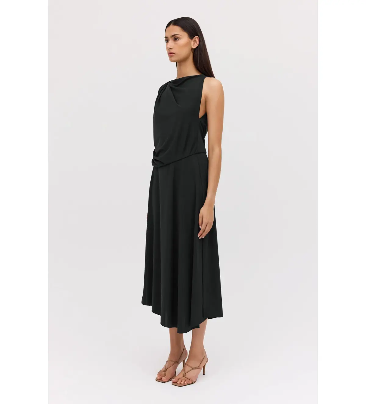 Bianca Spender Jersey Mandala Dress in Black Size S / AU 8 - Image 2
