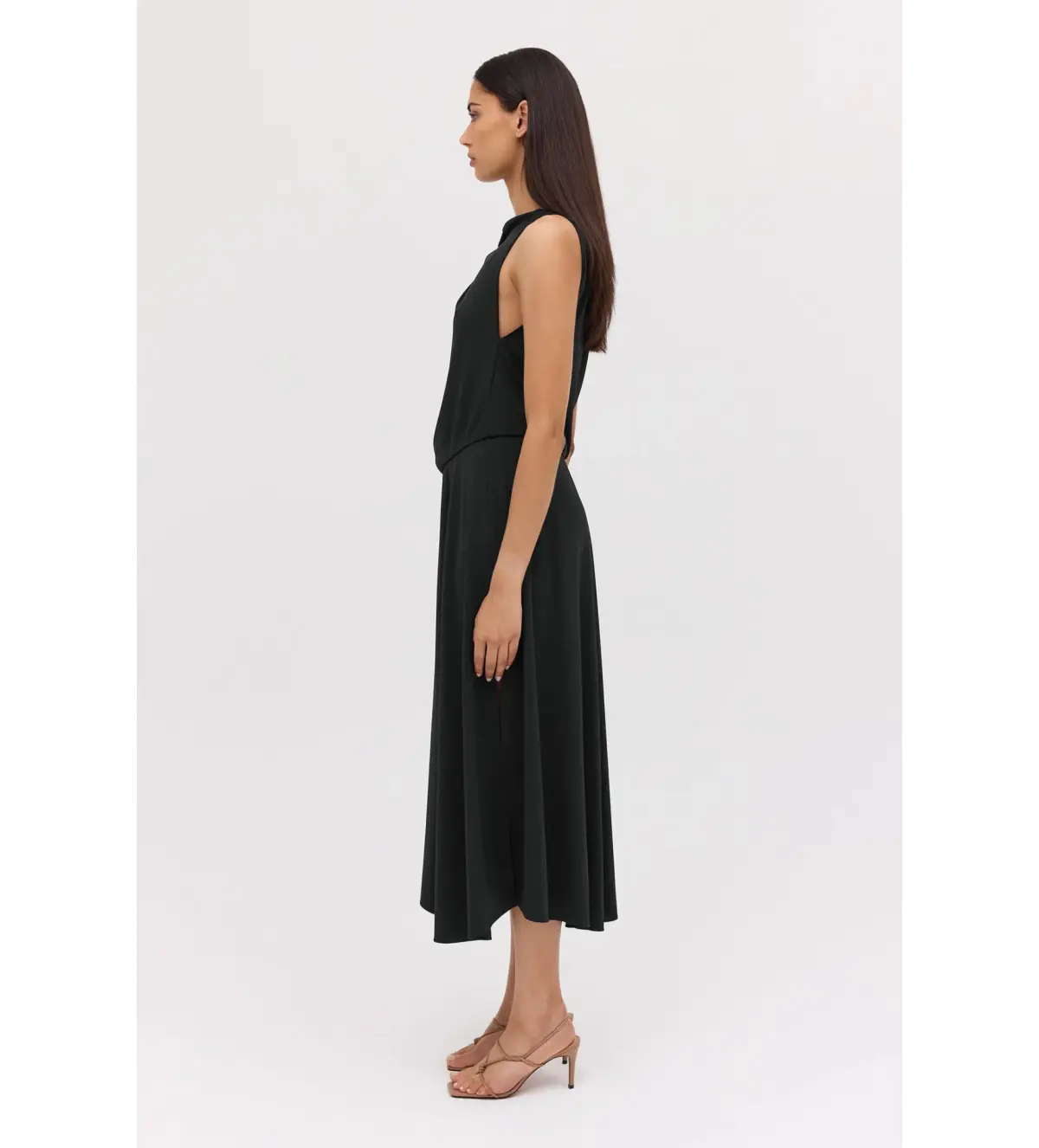 Bianca Spender Jersey Mandala Dress in Black Size S / AU 8 - Image 3