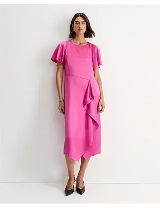 SPORTSCRAFT HARLOW RUFFLE MIDI DRESS SIZE 12/M for rent on The Volte - main image
