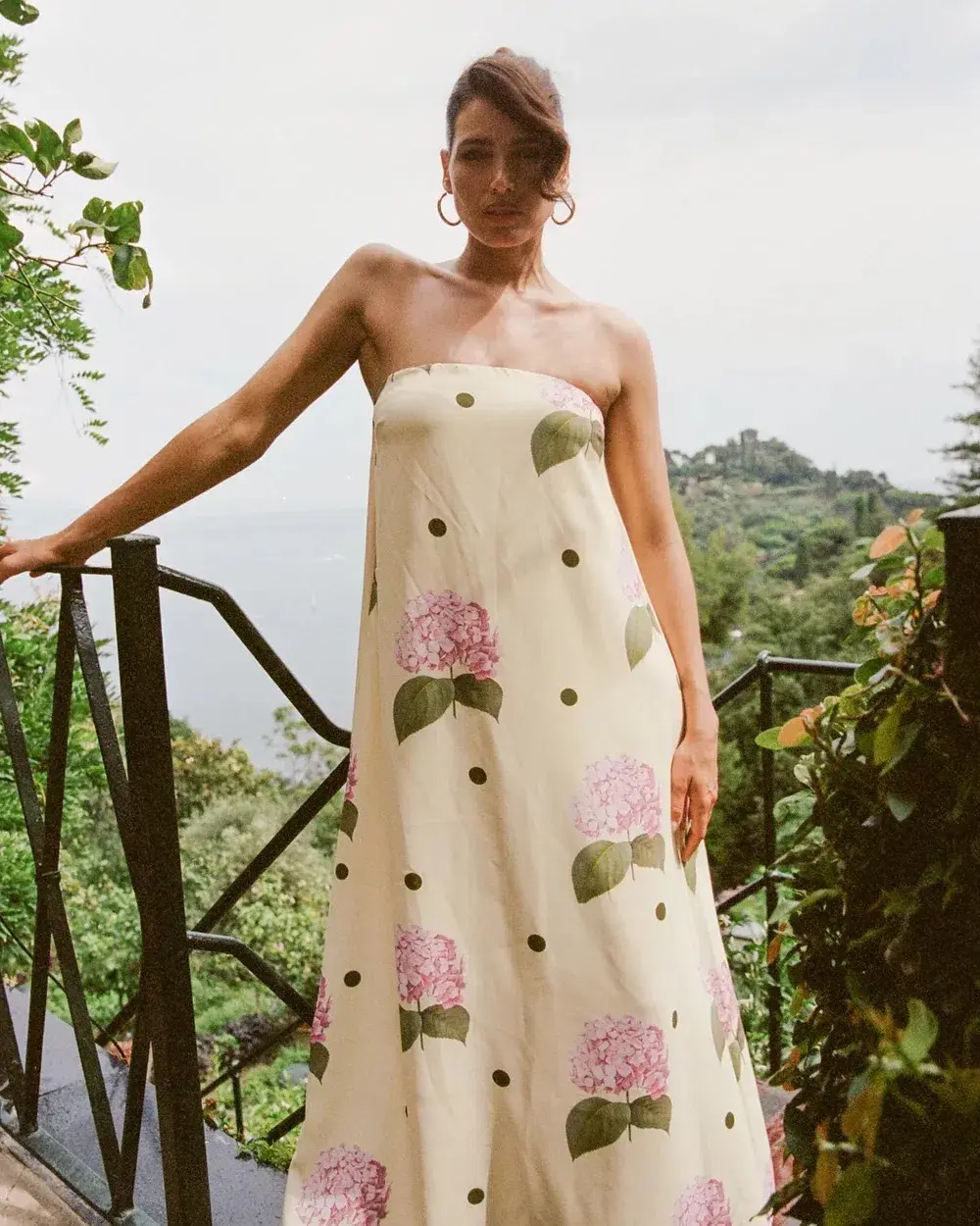 Palm Noosa Alessia Midi Dress Print Size AU 6 - Image 2
