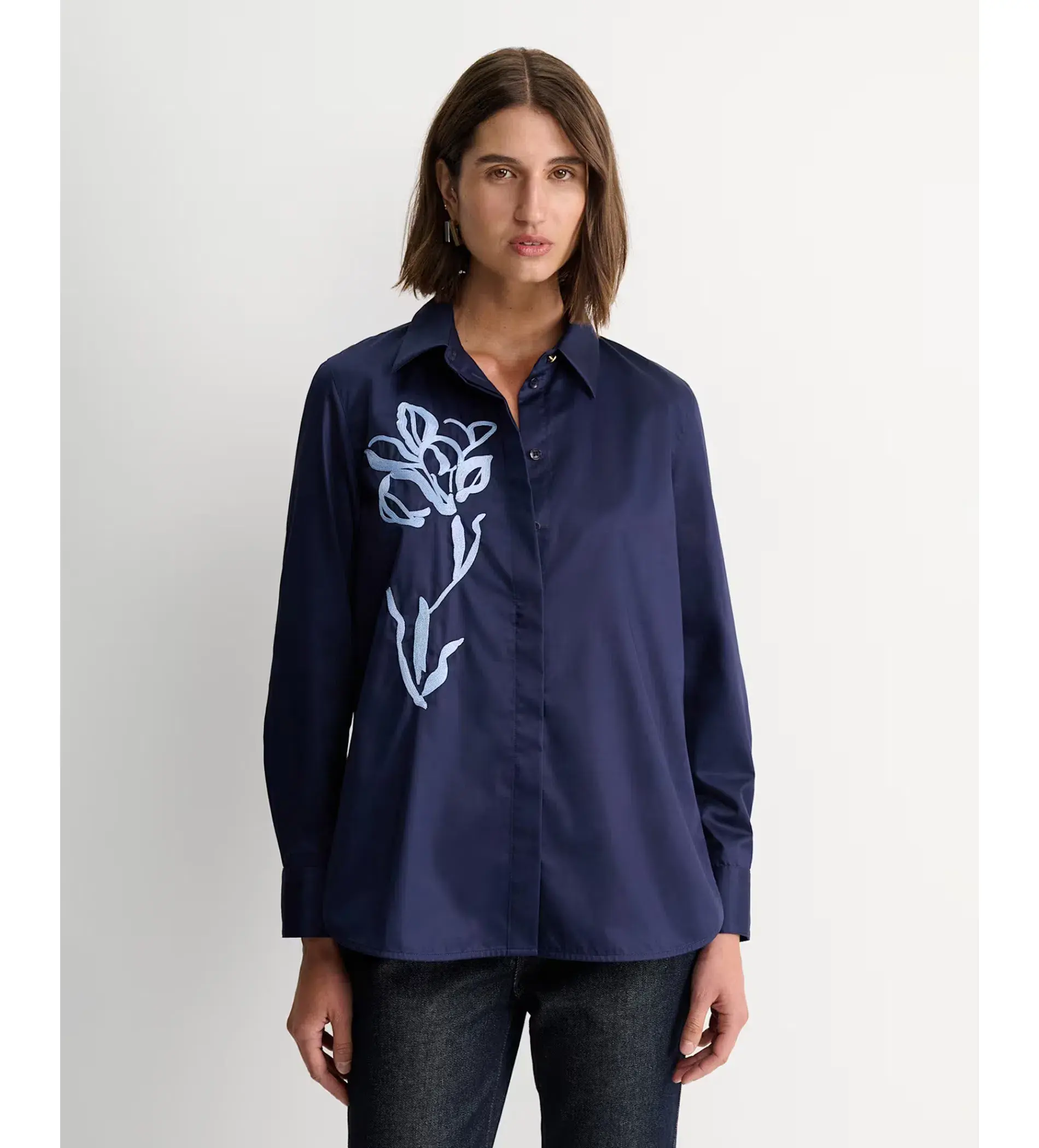 IRIS EMBROIDERED LONG SLEEVE SHIRT - Image 2