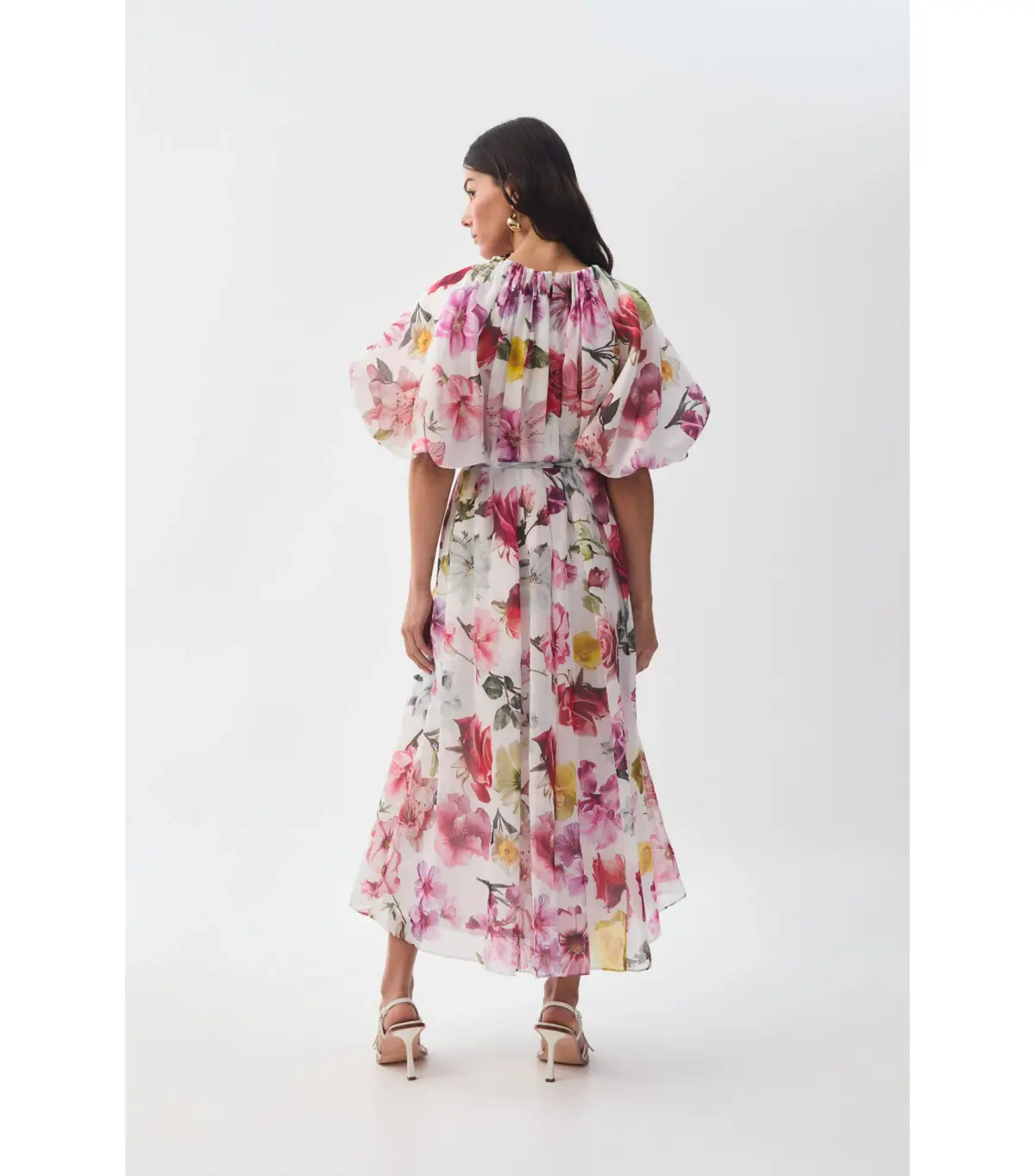 Aje Fleur Midi Dress in Collage Floral Size AU - Image 3