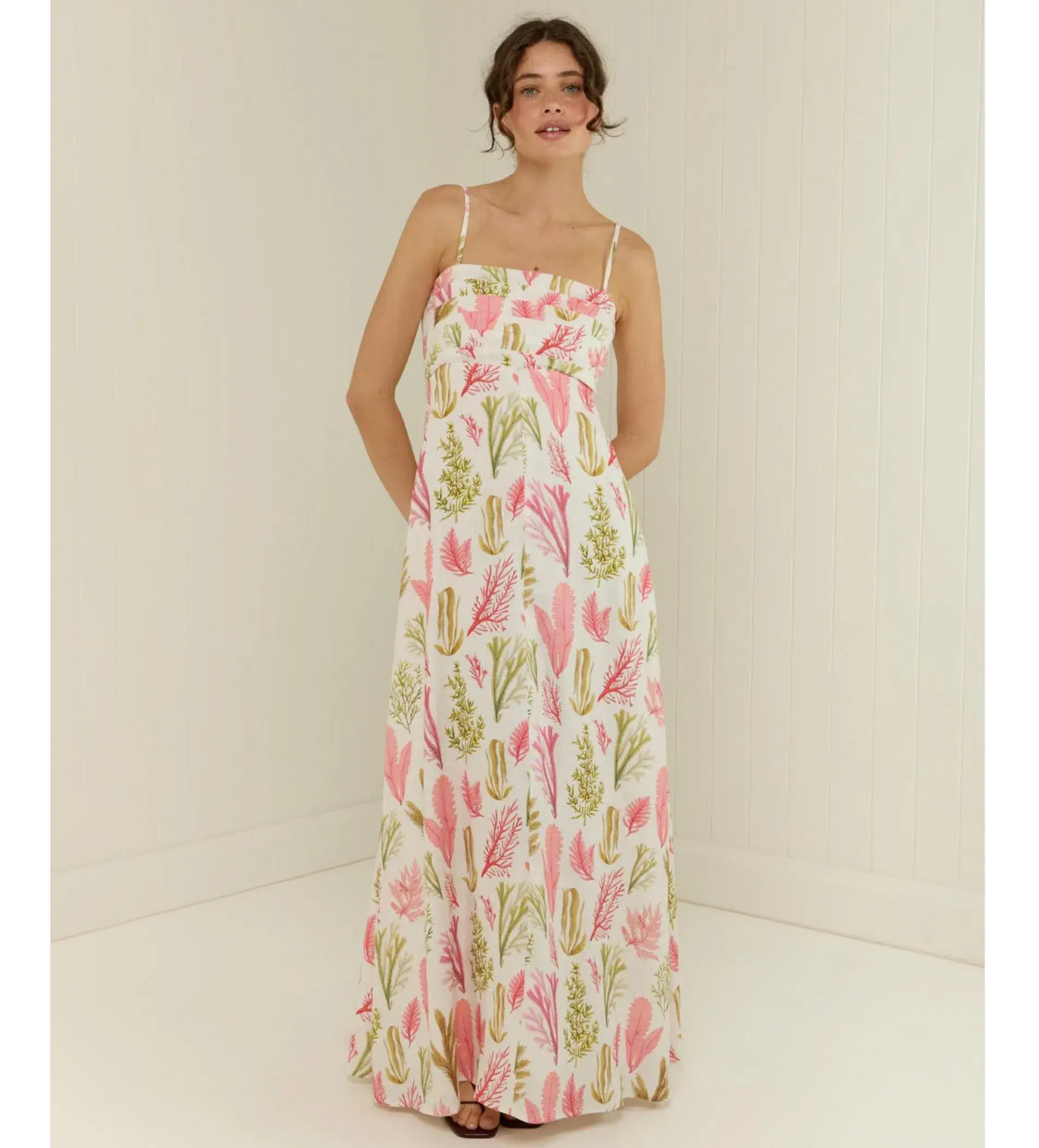 Palm Noosa Primrose Maxi Dress Floral Size 12 - Image 1