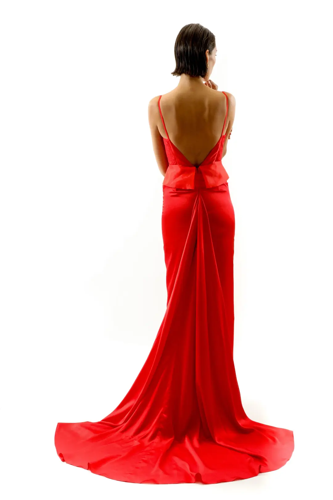 Alice by Alice McCall Juniper Gown in Red Size 12 for rent on The Volte - main image