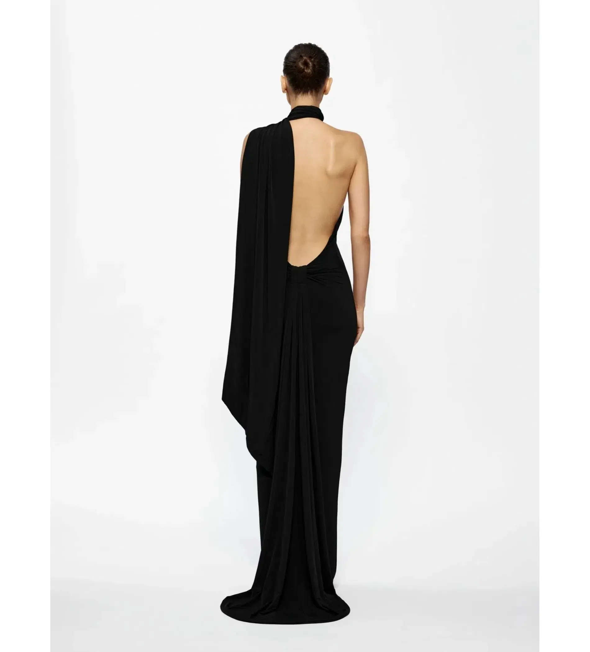 Effie Kats Haven Maxi Dress Black Size S/AU 8 - Image 3