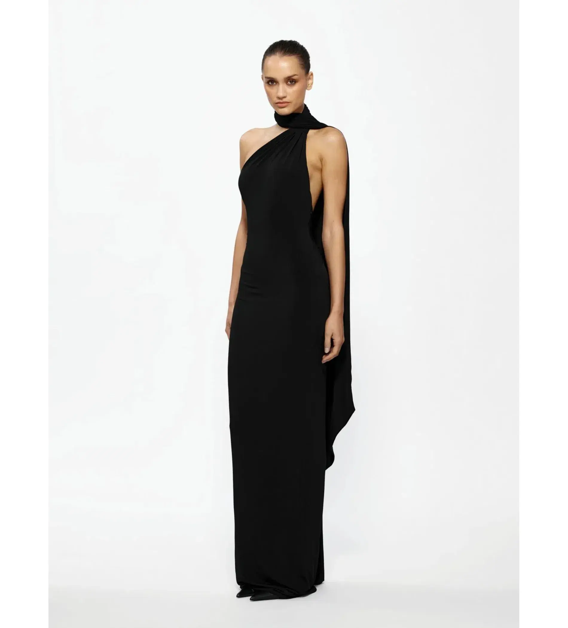 Effie Kats Haven Maxi Dress Black Size S/AU 8 - Image 2