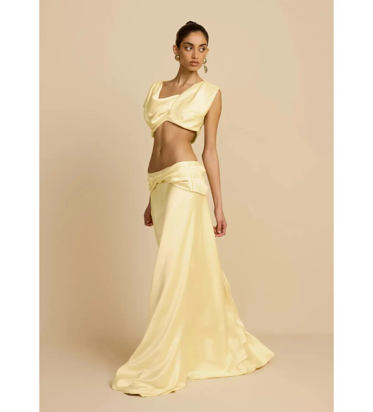 Arcina Ori Andi Top And Andi Maxi Skirt Yellow Size XS / Size Au 6 - Image 3