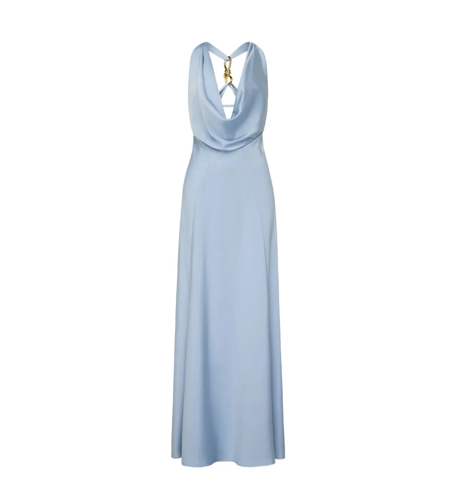 Manning Cartell Charmed Cowl Slip Maxi Dress Dove Blue Size AU 6 - Image 5