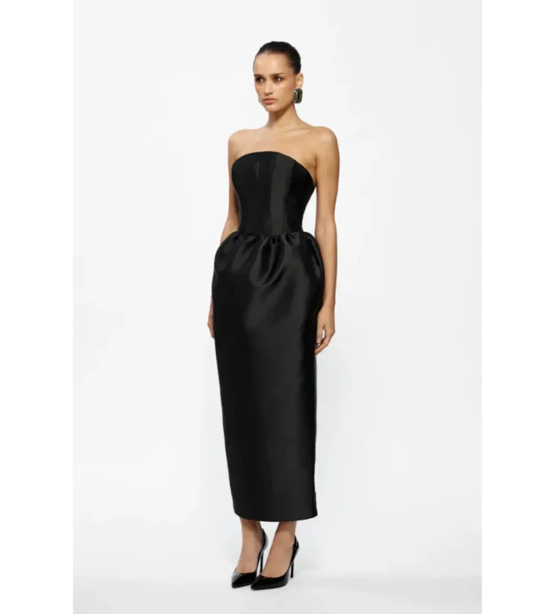 Effie Kats Lilla Gown Black Size 10 for rent on The Volte - main image