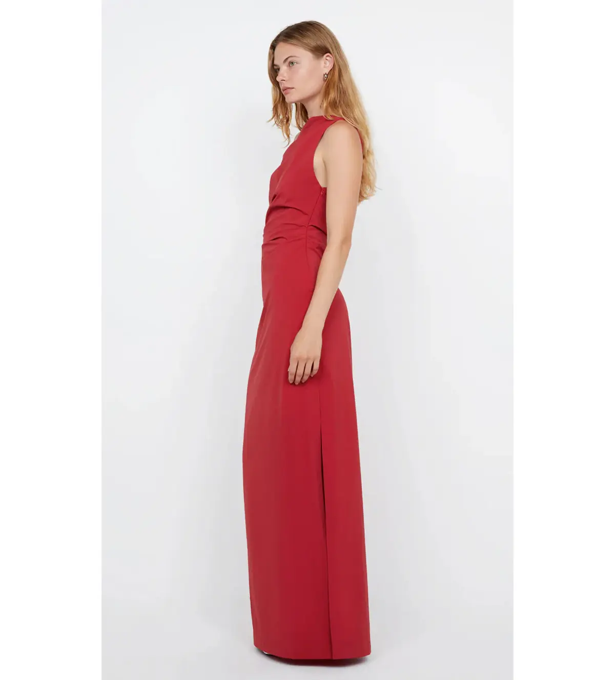 Bec and Bridge Angelina Asym Maxi Dress in Cherry Size S /  AU 8  - Image 3