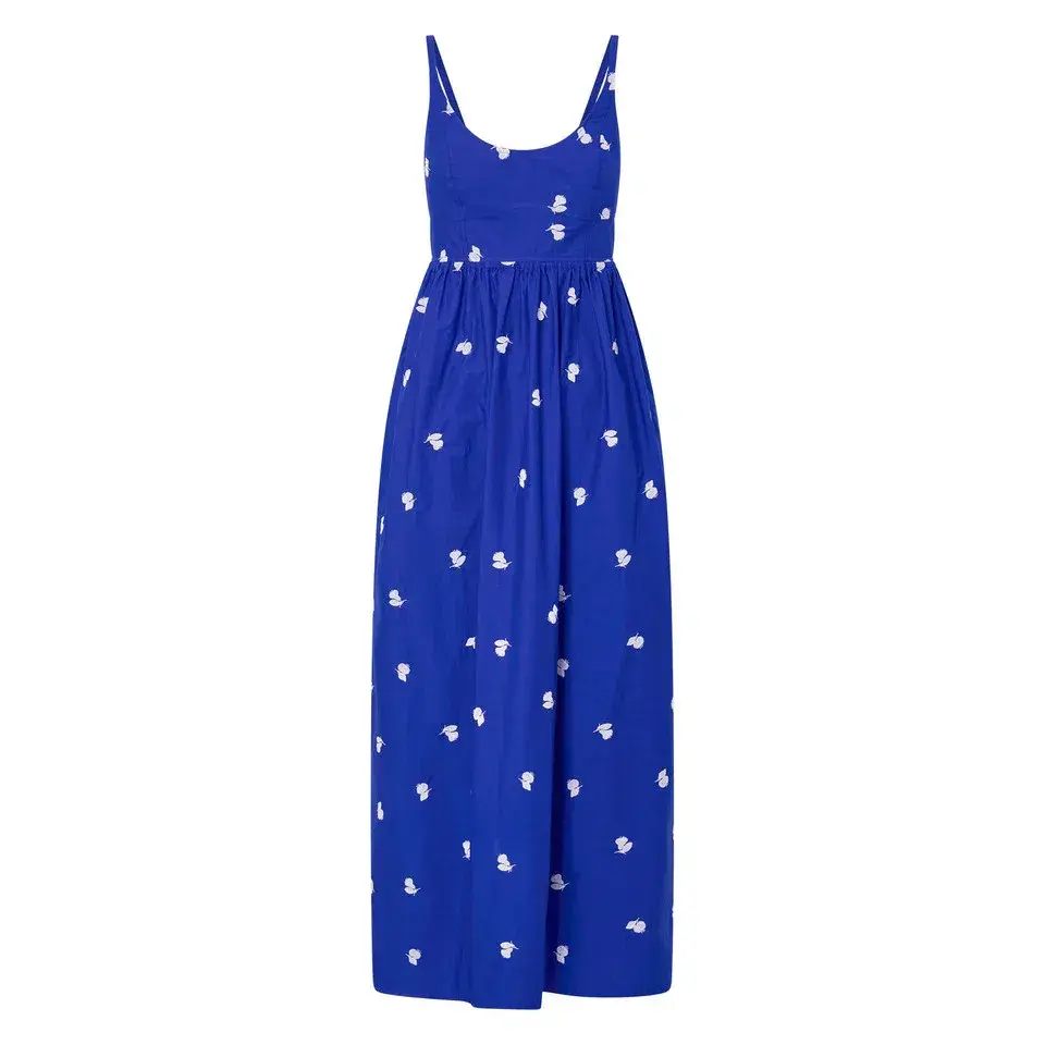 Oroton Embroidered Fruit Sundress in Cotton Size AU 8 - Image 4