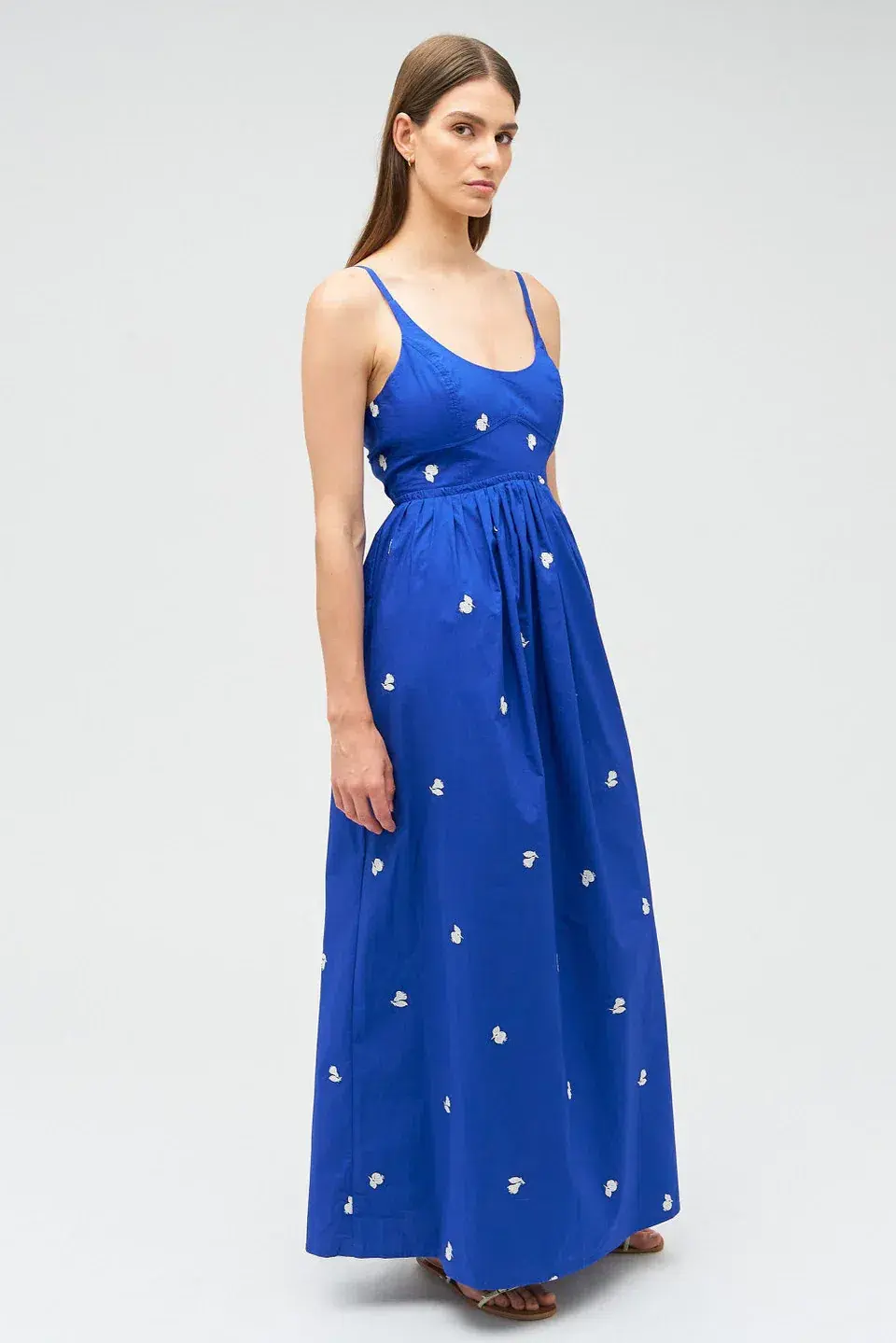 Oroton Embroidered Fruit Sundress in Cotton Size AU 8 - Image 2