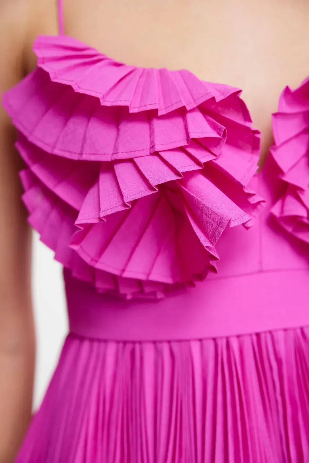 Acler Mini Dress Pink Size Au 6 - Image 4