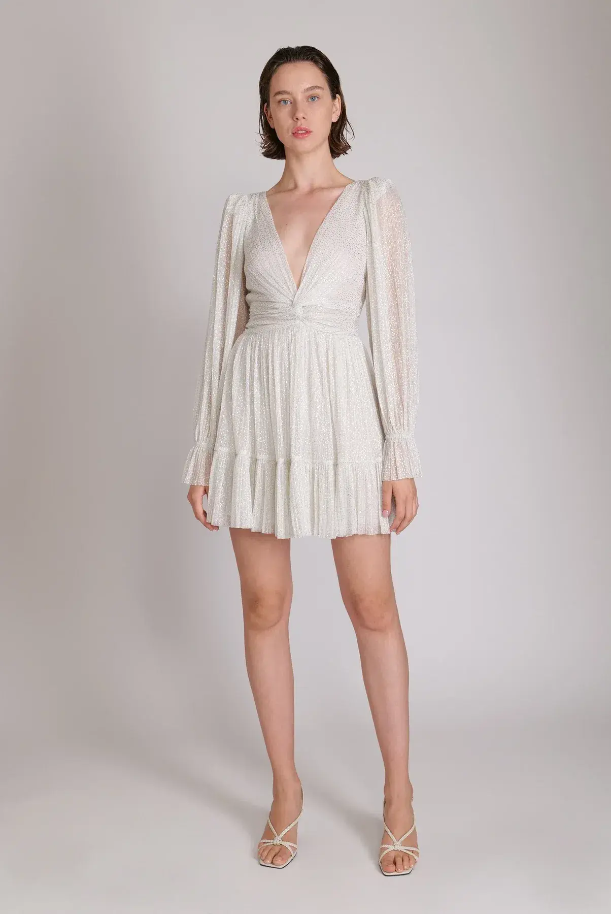 SABINA MUSAYEV Mars Dress in White Size 8/S - Image 1