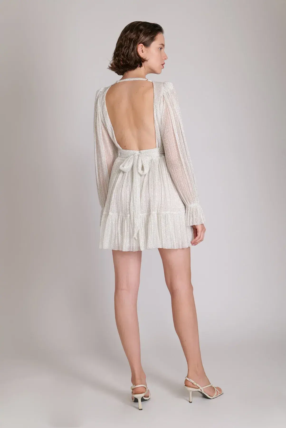 SABINA MUSAYEV Mars Dress in White Size 8/S - Image 3