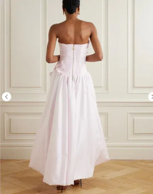 Aje Splendour Flower Gown Pastel Pink Size 6 - Image 2