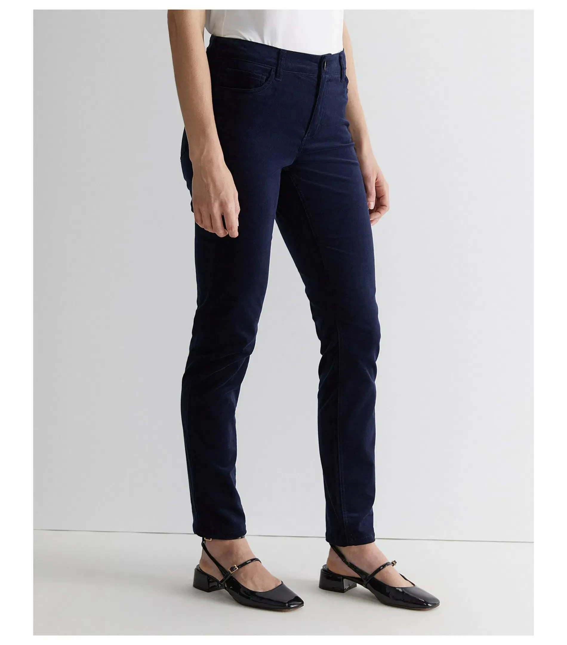 Sportscraft Cleo Velvet Pant Navy Size 14/L - Image 3