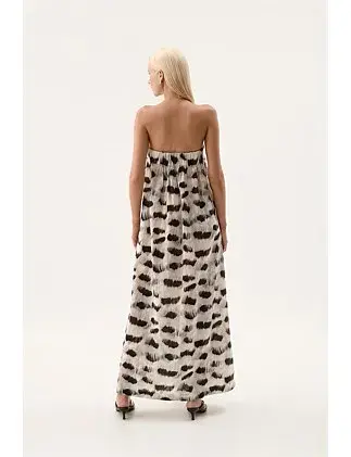 Aje Airlie Strapless Maxi Dress Size 6/XS for rent on The Volte - main image