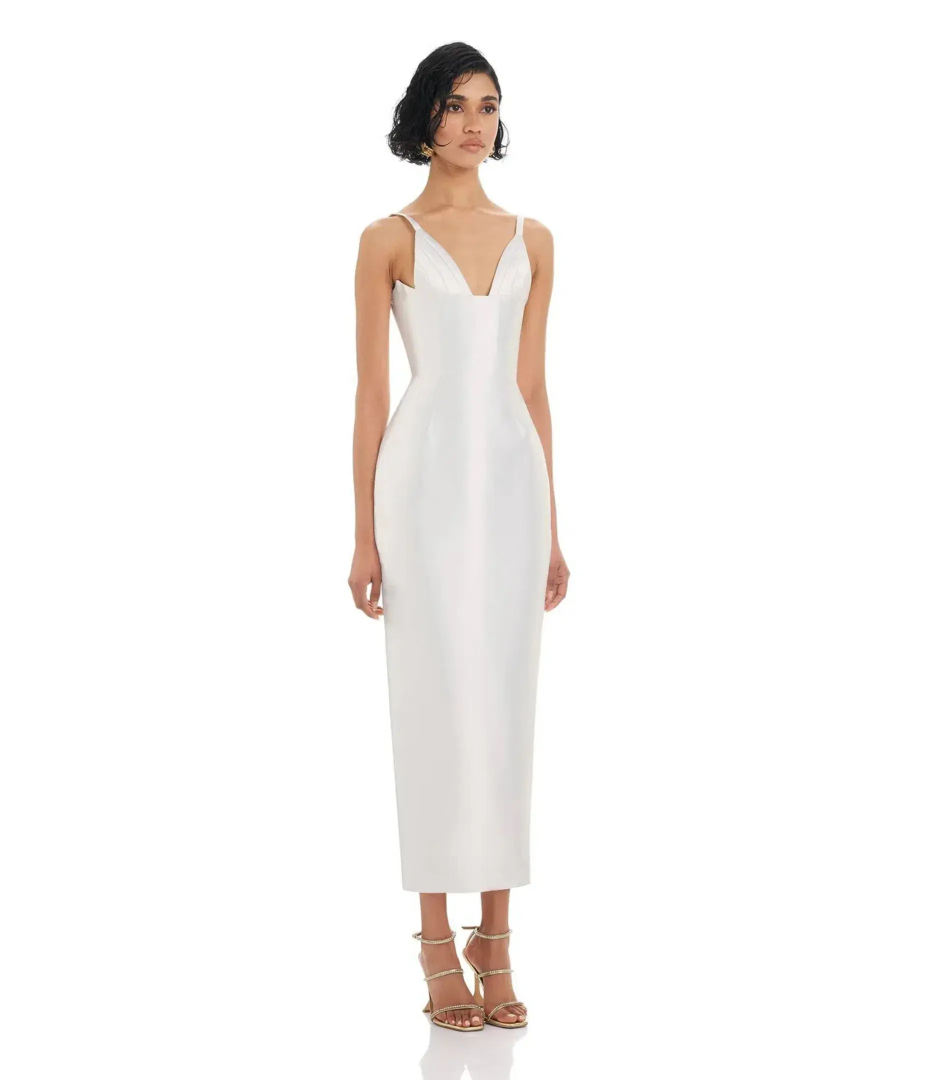 Eliya the Label Annalise Midi Dress in White Size S / AU 8 - Image 6