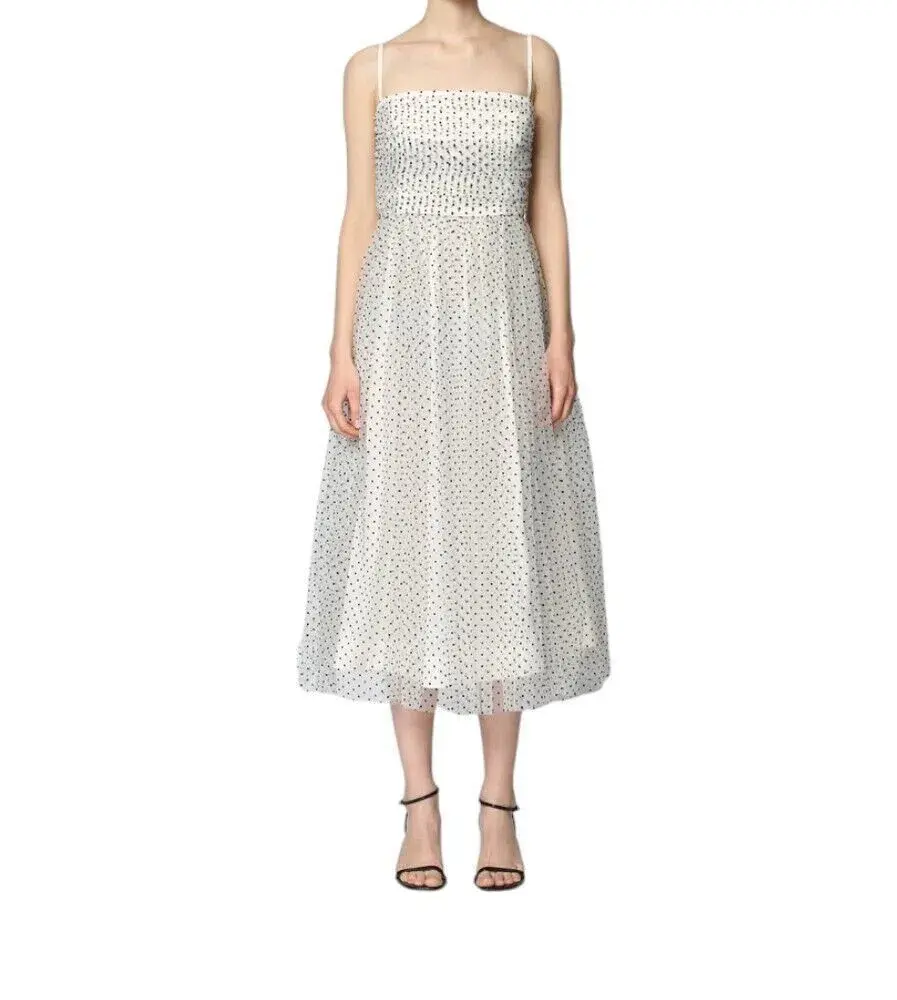 Zimmermann Tulle Midi Dress White Size 3 / AU 14 - Image 1