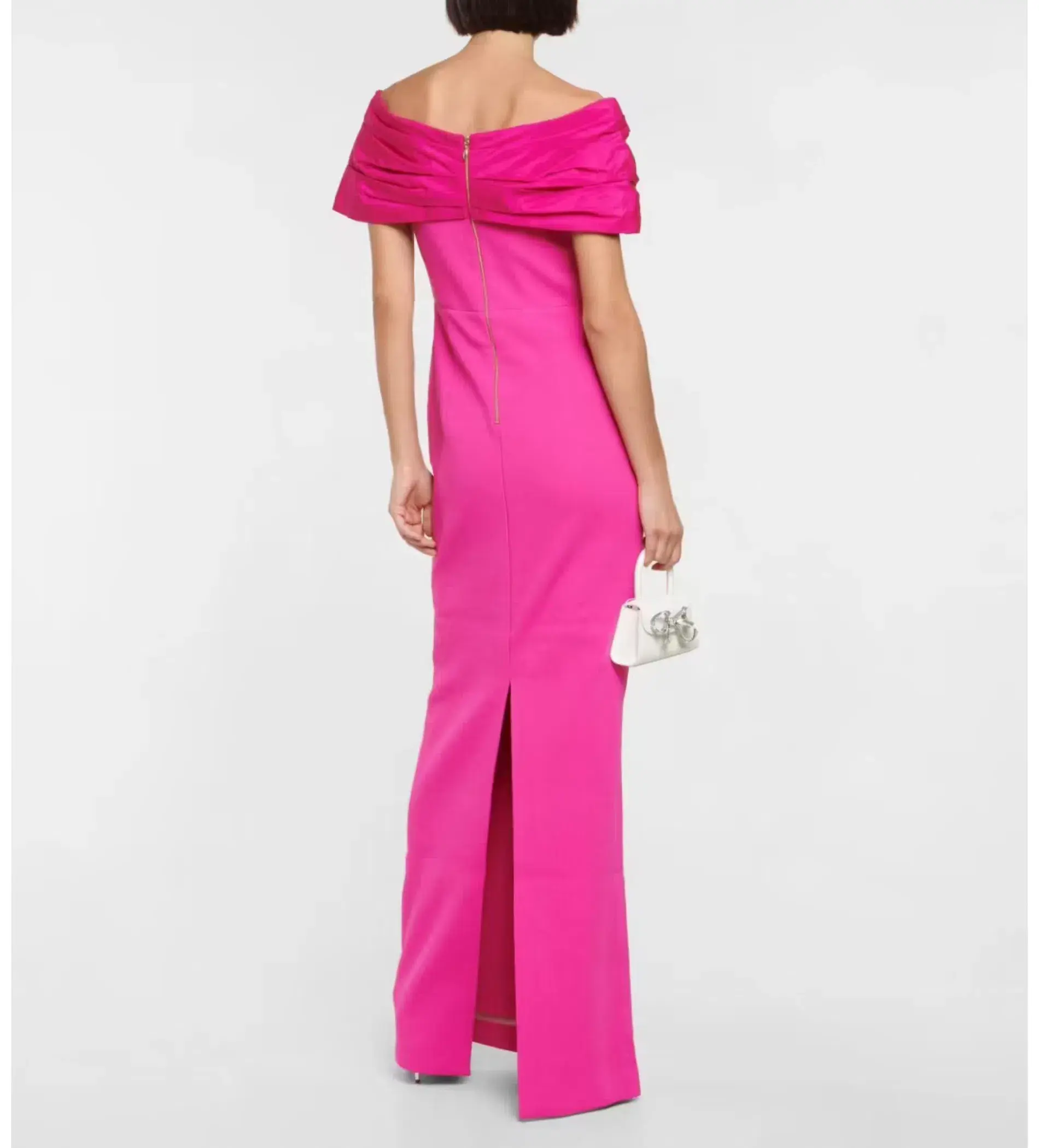 Rebecca Vallance Cupids Bow Gown Maxi Dress in Pink Size Small/ AU 8 - Image 3
