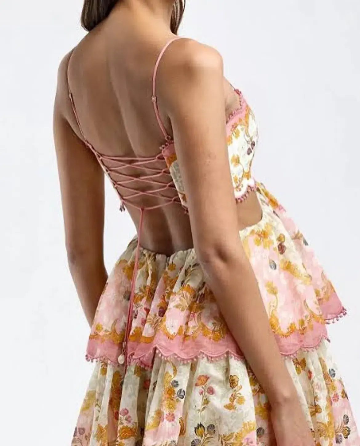 Zimmermann Laurel Frill Midi Dress Size AU 14 - Image 4