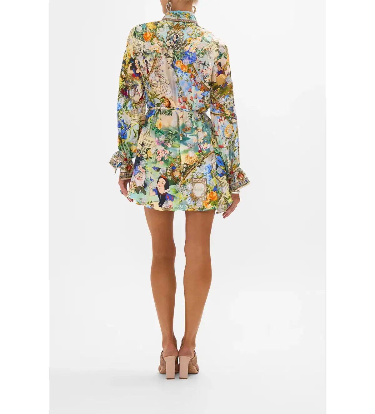 Camilla Shift Shirt Mini Dress Kindest One Of All Print Size 8 - Image 2