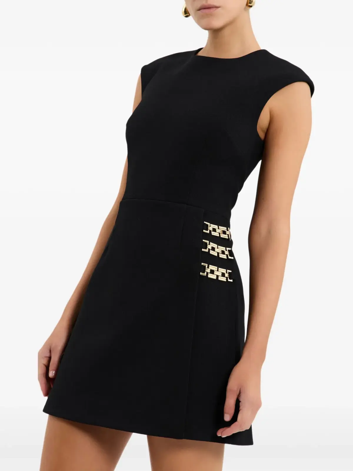 Rebecca Vallance Freyja Mini Dress Black Size 8 - Image 2
