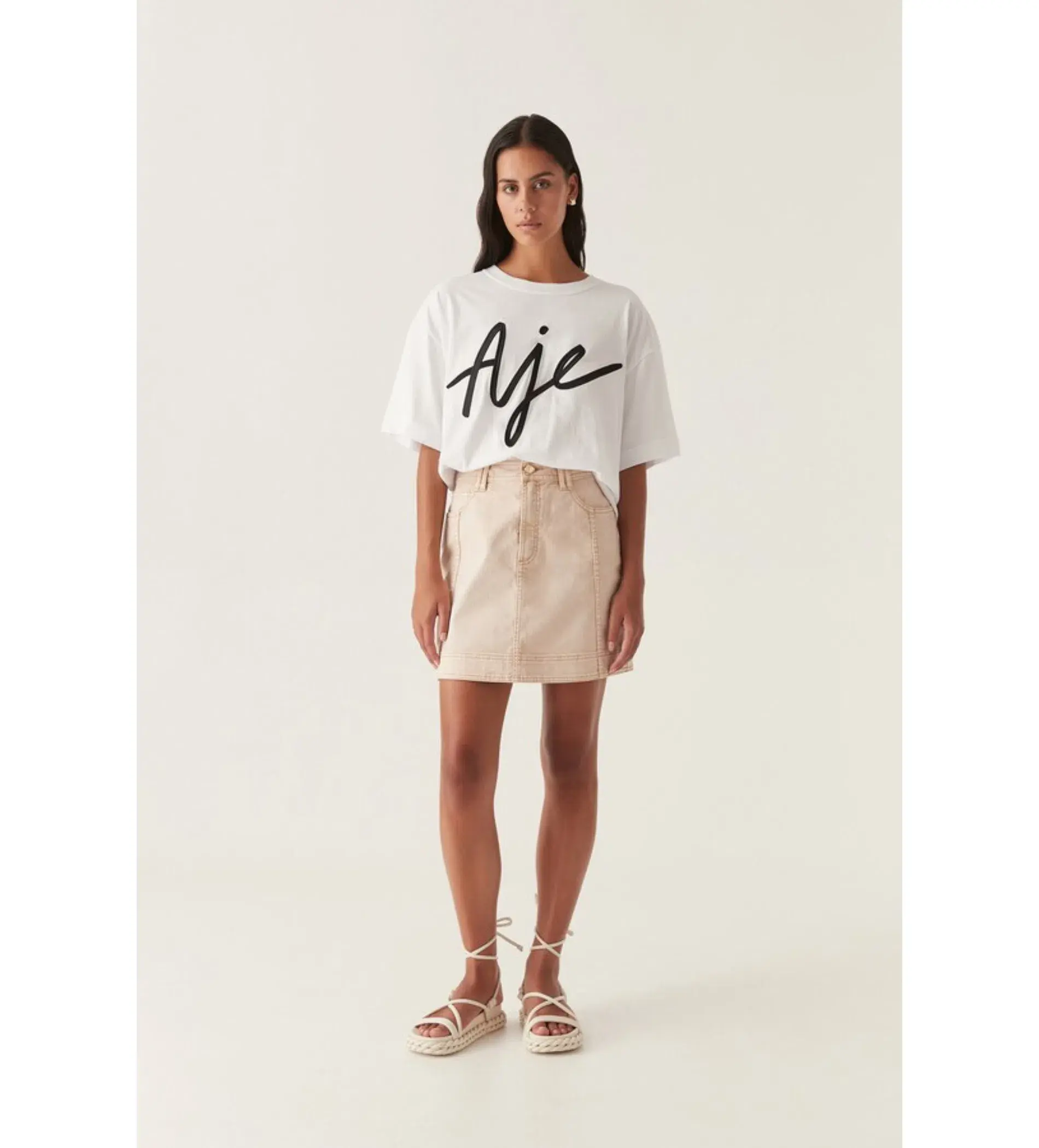 Aje Equation Logo Tee White - Image 1