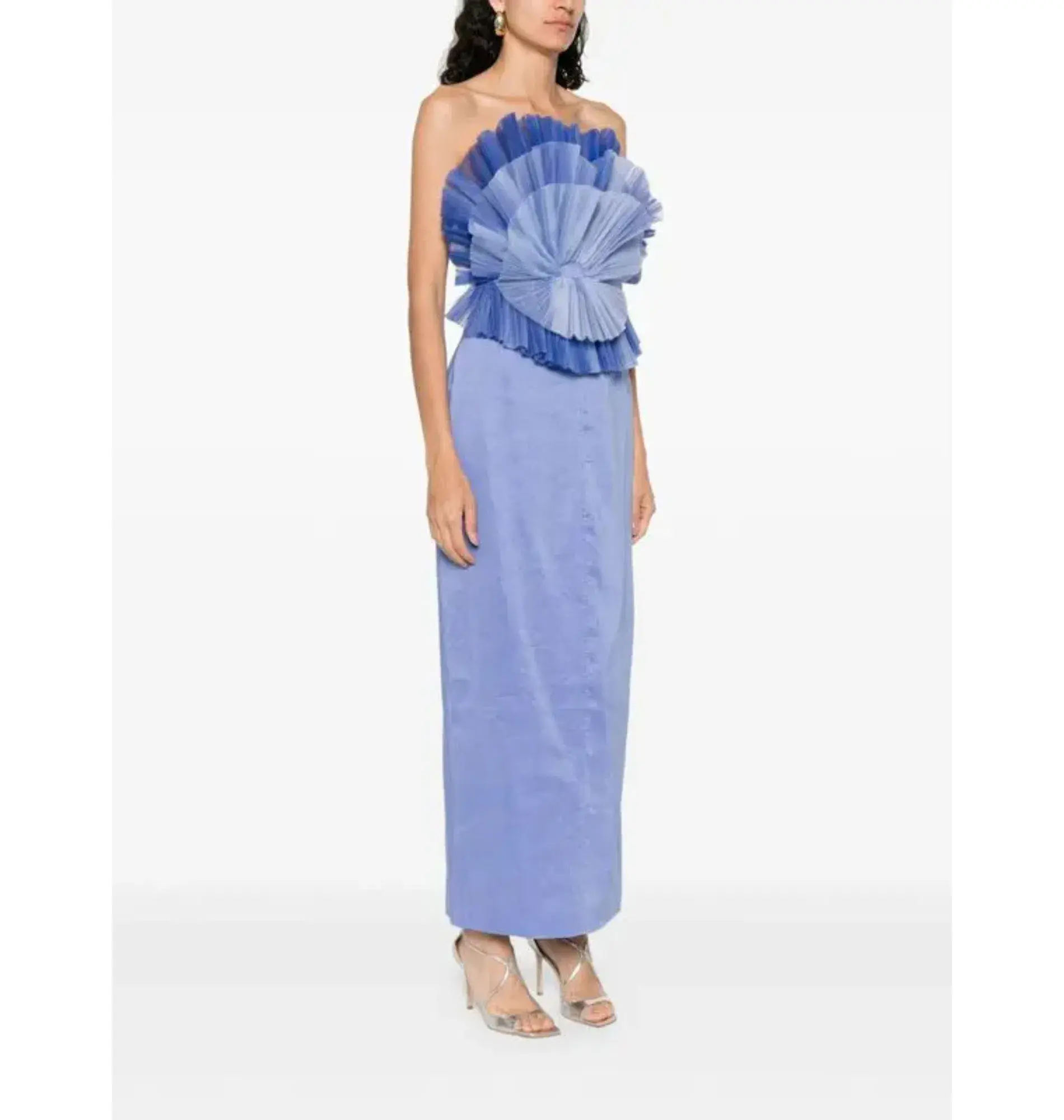 Aje Kira Midi Dress Blue Size 10 - Image 2
