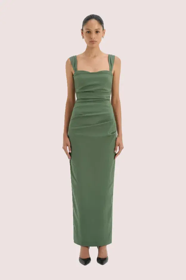 Sir The Label Florent Gown Green Size 8 - Image 1