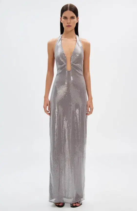 Misha Alusia Sequin Maxi Dress Size 8  - Image 1