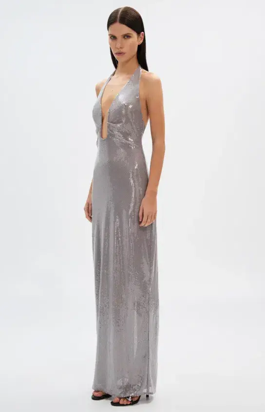 Misha Alusia Sequin Maxi Dress Size 8  - Image 2