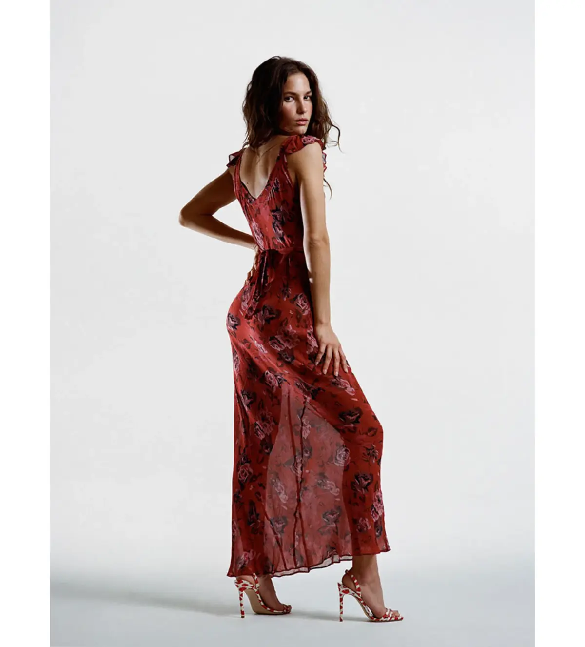 Realisation Par Lila Maxi Dress in Rosa Size AU 8  - Image 4