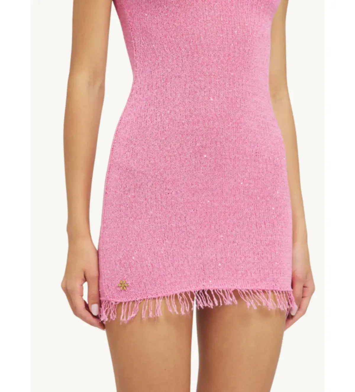 Asta Resort Natalia Mini Dress Azalea Sequin Size 8 - Image 3