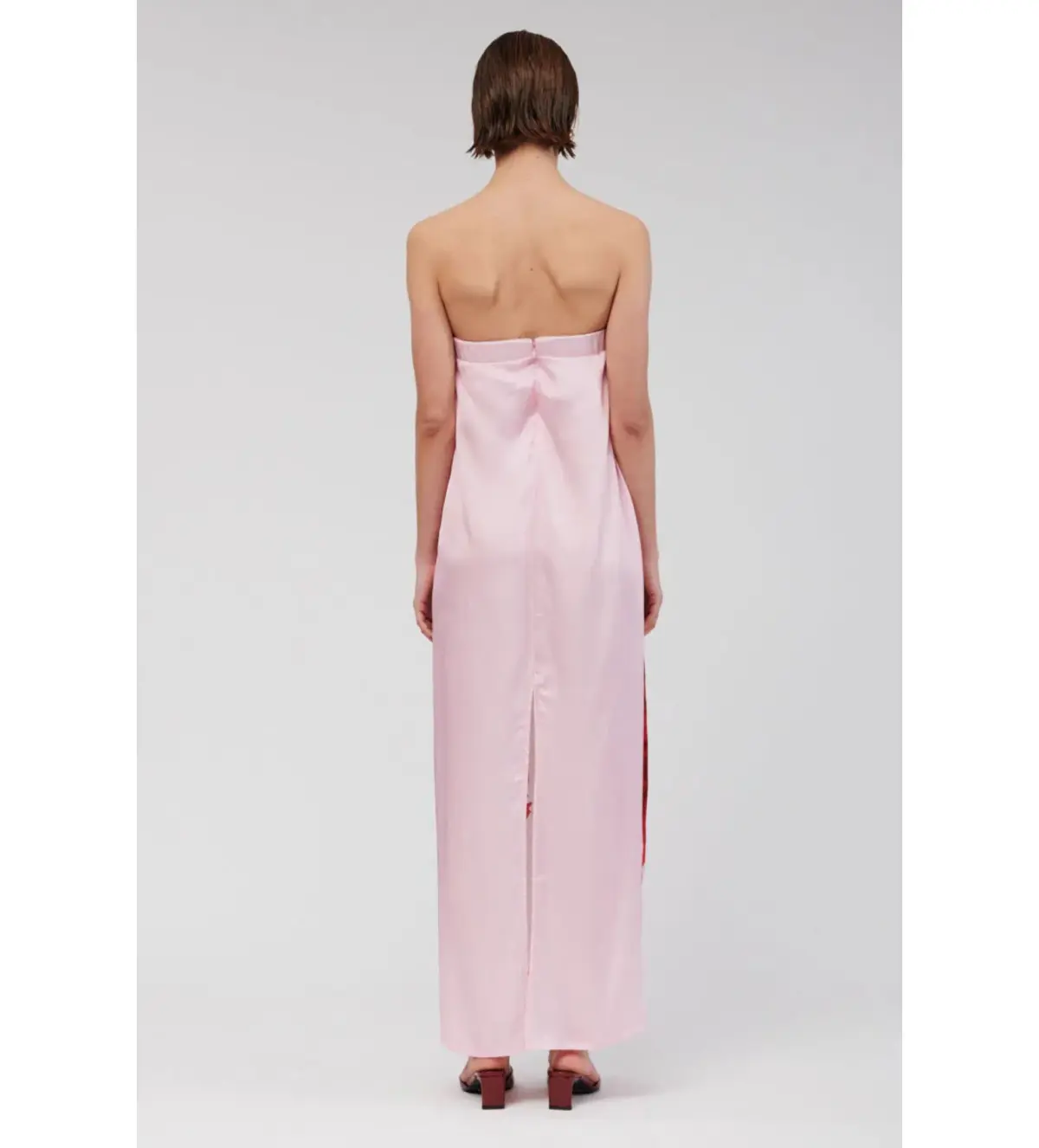 Suboo Emilia Bustier Maxi Dress Pink Floral Size M AU 10 - Image 3