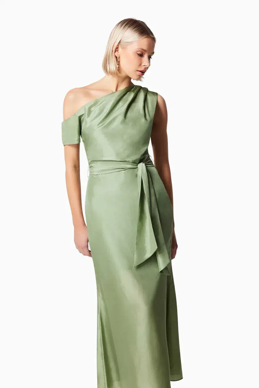 Elliat Finesse Dress Sage Size 8 - Image 2