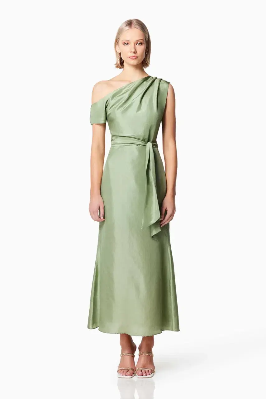 Elliat Finesse Dress Sage Size 8 - Image 1