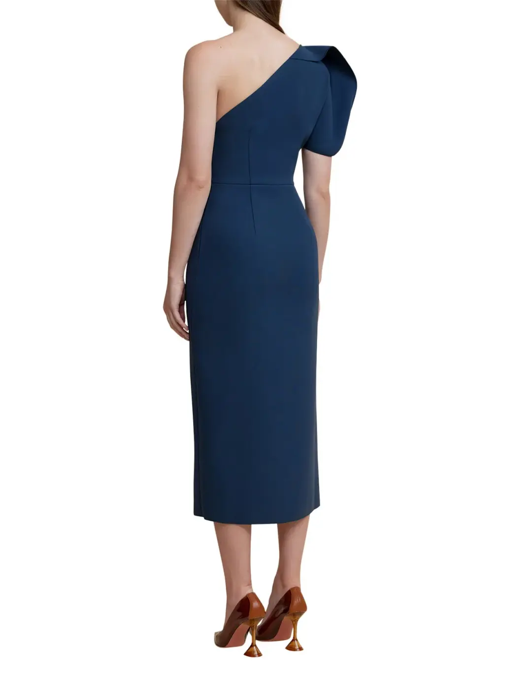 Acler Rogeron Midi Dress Sea Blue Size 8 for rent on The Volte - main image