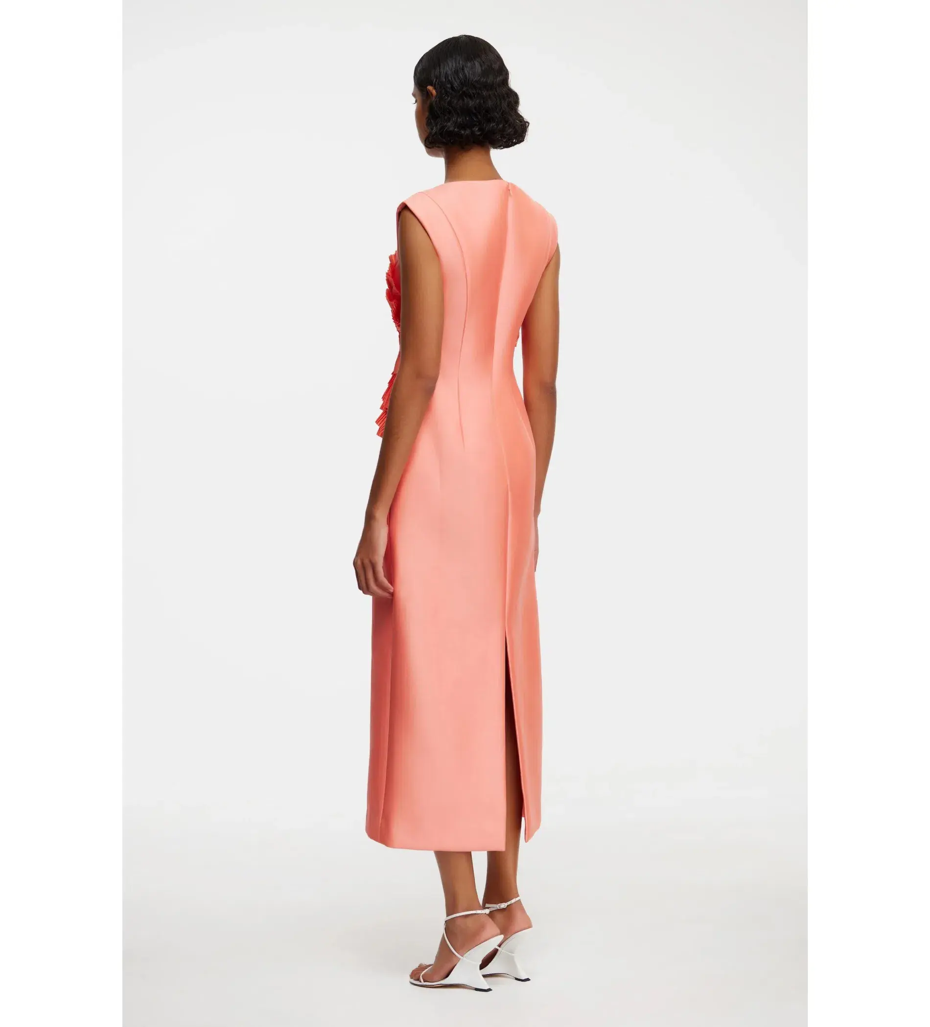 ACLER Glynde Midi Dress Hibiscus Pink Size 12 - Image 3