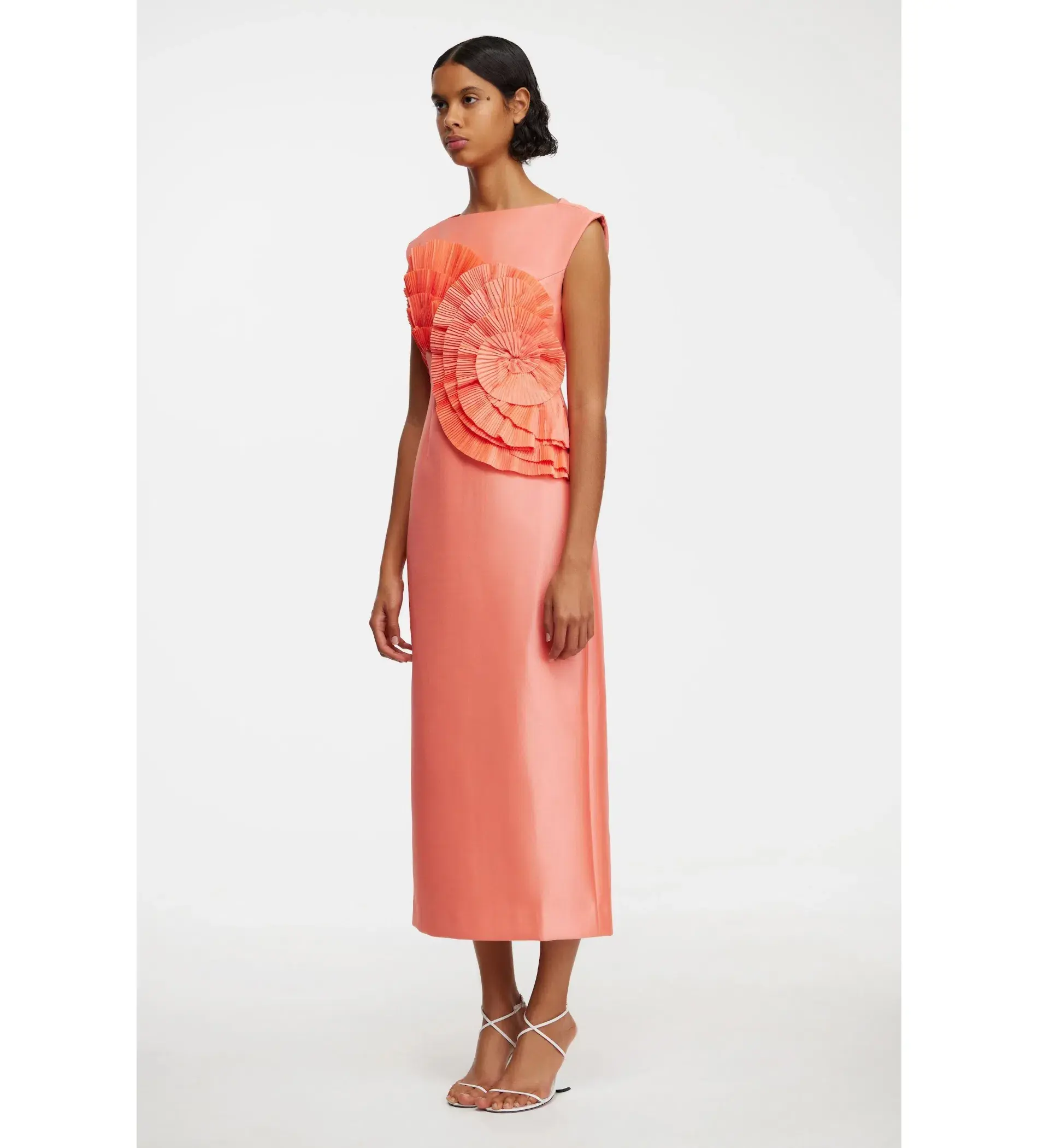 ACLER Glynde Midi Dress Hibiscus Pink Size 12 - Image 2