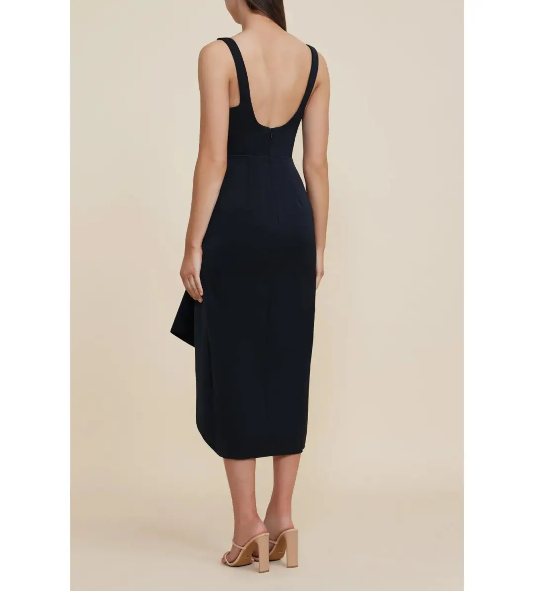 Acler Gowrie Midi Dress in Black Buy Size AU 8 for rent on The Volte - main image
