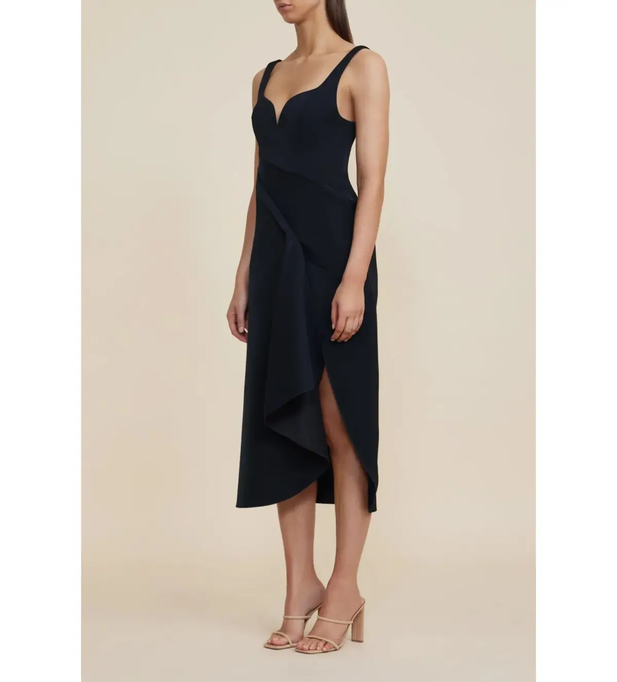 Acler Gowrie Midi Dress in Black Buy Size AU 8 - Image 2