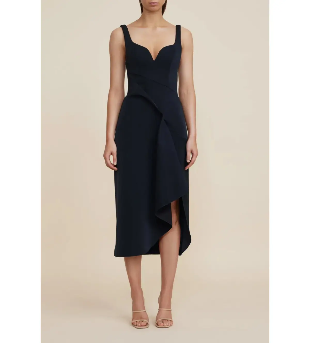Acler Gowrie Midi Dress in Black Buy Size AU 8 - Image 1