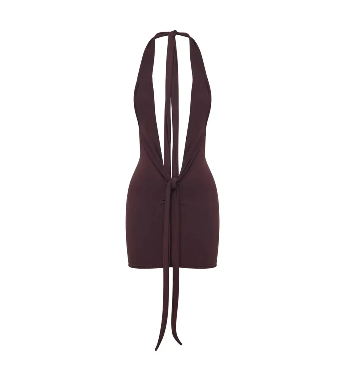 Saboa Studios Bembe Mini Dress in Espresso Size S / AU 8 - Image 5