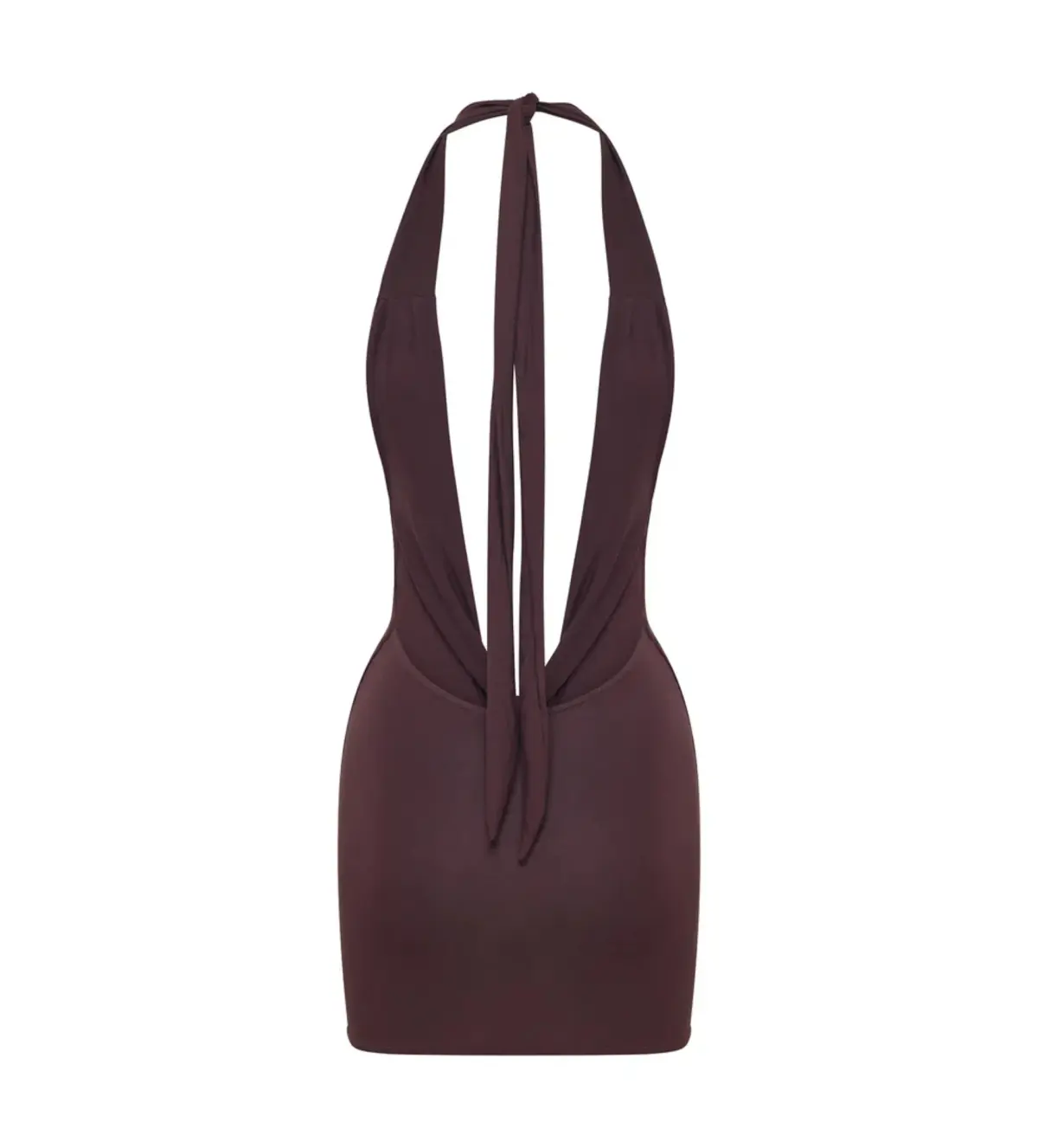 Saboa Studios Bembe Mini Dress in Espresso Size S / AU 8 - Image 4