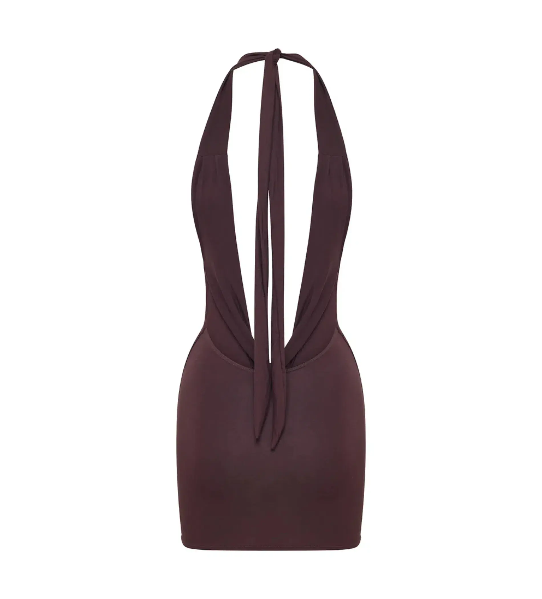 Saboa Studios Bembe Mini Dress in Espresso Size M / AU 10 - Image 4